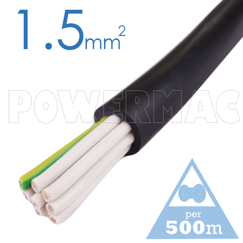 1.5mm 6C+E Control Cable PVC/PVC 0.6/1KV