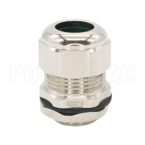 20mm EMC Brass Cable Gland Multi Sized IP68 Thread size 9.0mm - 14.0mm