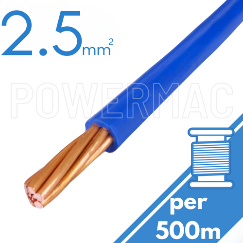 2.5mm Building Wire 1C V90 PVC 1KV Blue