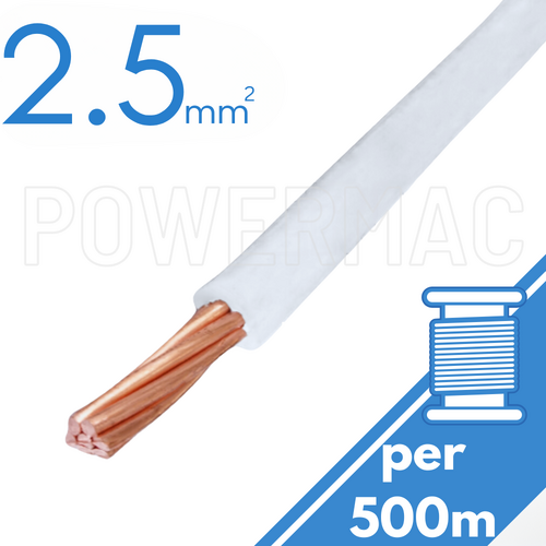 2.5mm Building Wire 1C V90 PVC 1KV White