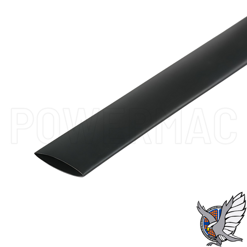 34mm - 9mm Black Glue Lined Medium Wall Heat Shrink - 1.2m Length