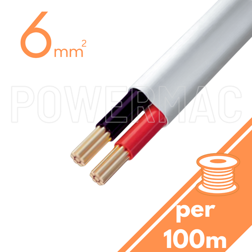 6MM 2C Twin Cable Red/Black 450/750 V-90