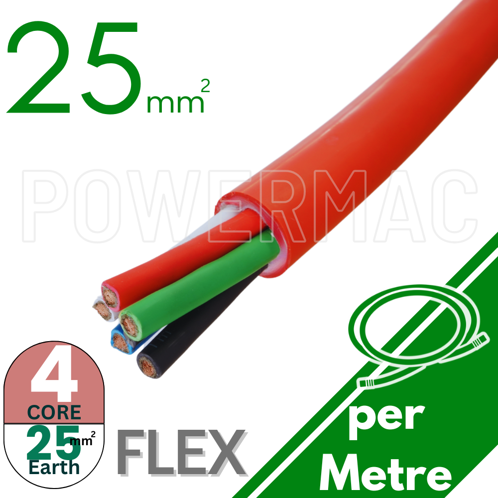 25mm 4C+25E Thermoflex Fire Rated Cable